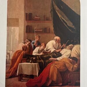 Death of Raymond Diocres, Arnauld d'Andilly, Painting, Art Print ~ 250920-WH 135